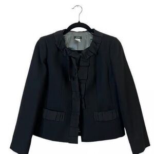 Women’s Wool Black J. Crew Suit Jacket/Blazer #0065